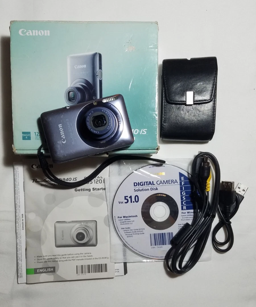 Canon PowerShot SD940 IS Digital Cameras for Sale | Shop New