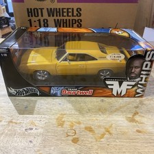 1/18 Hot Wheels 1969 Dodge Charger Team Baurtwell Whips Funkmaster Flex NIB