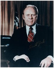 President Gerald Ford Signed Autographed 8x10 Photo
