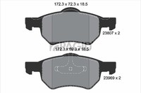 Bremsbelagsatz BremsklöTze FüR Chrysler Voyager IV RG RS Voyager/Grand