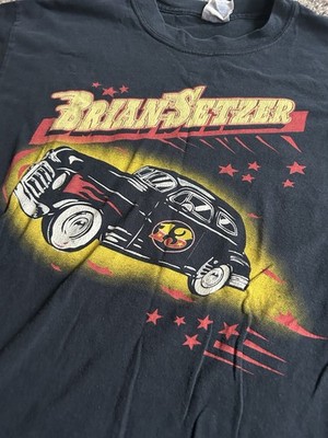 Vintage Brian Setzer 2006 US Tour Shirt Lucky 13 Size Medium