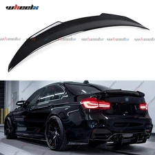 GLOSS BLACK HIGHKICK PSM STYLE TRUNK SPOILER FOR 12-18 BMW F30 330I 335I F80 M3