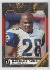 2019 Panini Donruss Legends of the Fall Red Marshall Faulk #LF-11 HOF 0jl3