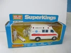 Matchbox Lesney Superkings K-38 Dodge Ambulance- wide stripe label, boxed