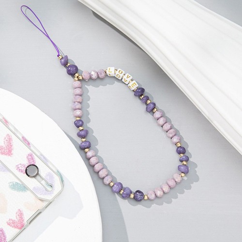 4 Pcs Kristallsteinarmband Telefonanhänger Mobiltelefon Lanyard Schmuck - 第 1/12 張圖片