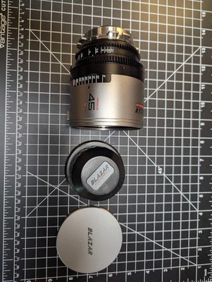 Blazar Remus 45mm 1.5x Anamorphic Lens - RARE BLUE FLARE  (PL Mount)