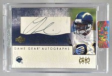 LaDainian Tomlinson 2001 Upper Deck Game Gear #LT-GS Auto