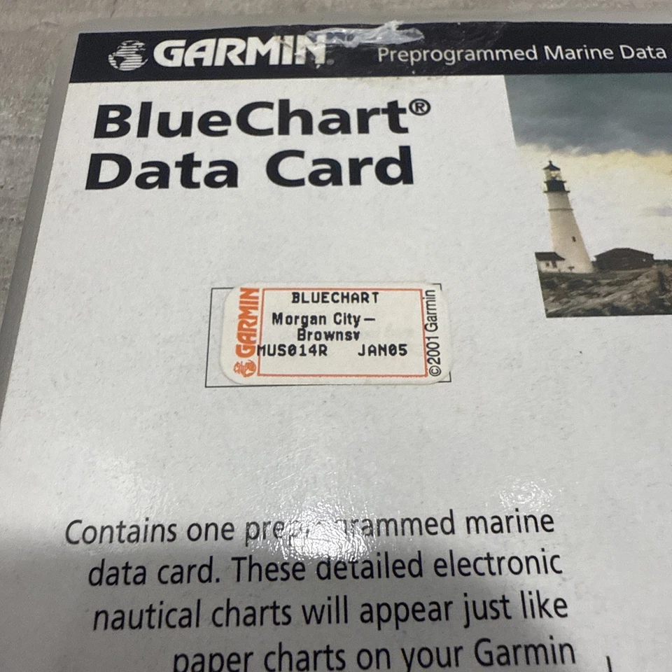 Garmin BlueChart MUS014R Morgan City - Brownsville Data Card Marine Chart - Image 2 of 4