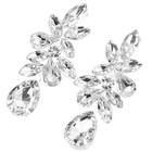 Rhinestone Earrings Miss Dinner Party Statement for Women Sparkle