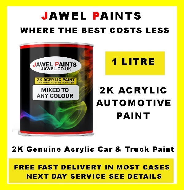 2K Car Paint (SEMI GLOSS) 1 Litre RAL2004 BRIGHT ORANGE Paint only