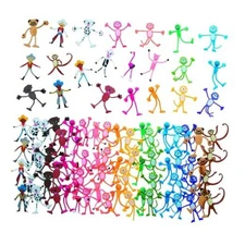 Fun Express Mega Bendable Toy Bulk Assortment 100 Pieces - Party Favors for 