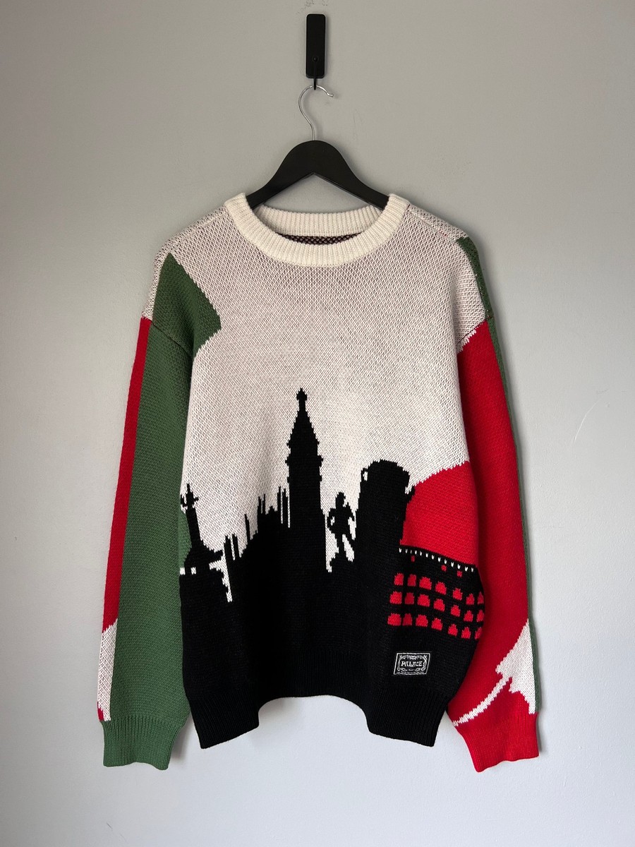Palace Skateboards Italy Tourist Knit Sweater - Size Large - NEW