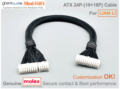  ATX 24-Pin Cable for LIAN LI SP750 SP850 - 12'' / 24'' Available