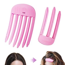 Wind Shaping Styling Comb for Fluffy Bangs,Easy High Crown Hair volume Clip f...