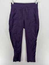 LULULEMON Pants 6 Street to Studio Ruched Dance Yoga Stretch Joggers Purple