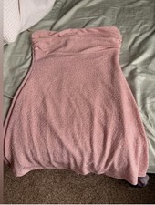 Windsor  Pink Glitter Strapless Short Mini Bodycon Women's Dress