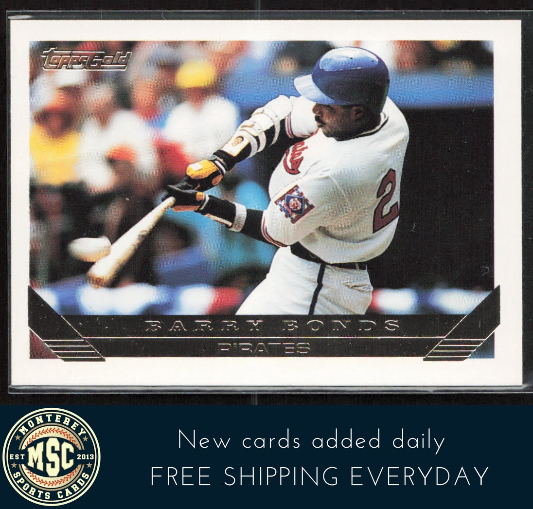Barry Bonds 1993 Topps Gold #2 Pittsburgh Pirates