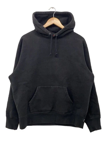 Supreme Felpa con Cappuccio 23FW Raso Applique Felpa con Cappuccio S Cotone Nero Usata