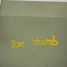Tom Thumb Manual Vintage Typewriter Portable Ribbon Reverse Collectible thumbnail