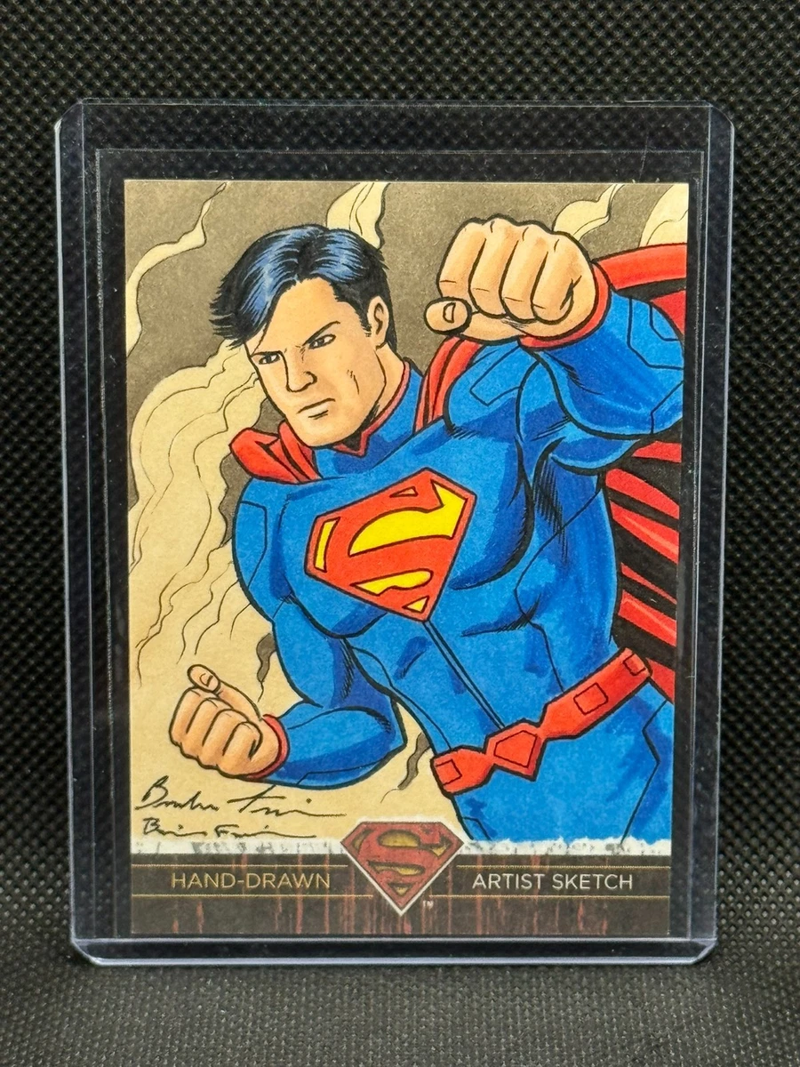 DC コミック　スーパーマン　1/1 スケッチ　カードサイン　マーベル Superman Sketch Collectable Trading Cards for sale | eBay