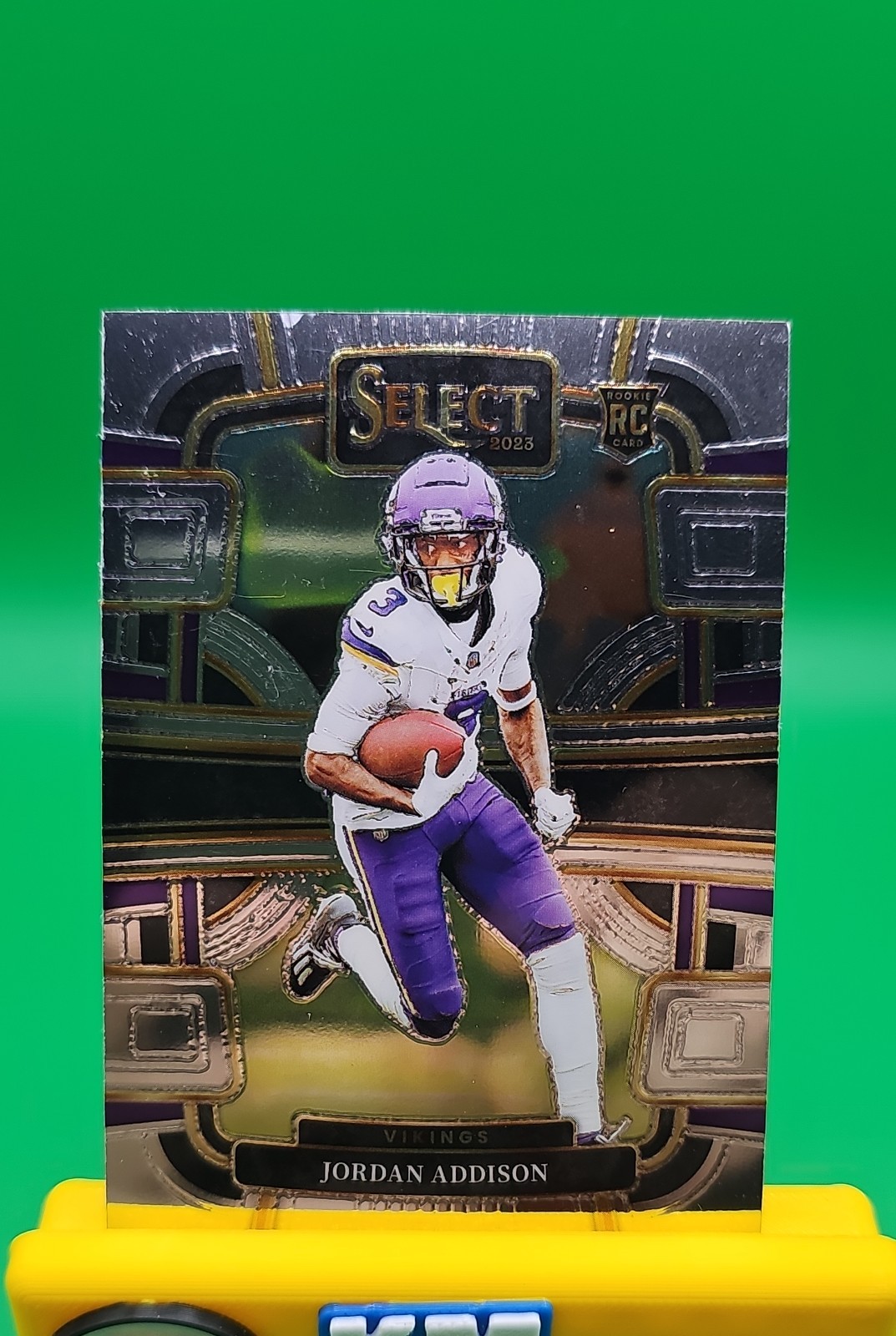 2023 Panini Select - Concourse Jordan Addison #66 Silver Prizm (RC) Vikings L03