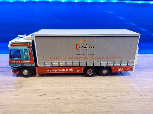 Corgi CC13611 DAF CF Curtainside Lorry Pollock (Scotrans) Ltd Pall-Ex Truck 1:50 - Picture 2 of 16