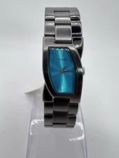 Women’s NOS Rare Pulsar Asymmetrical Blue Dial Stainless Steel Dainty Classy