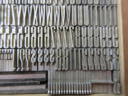 Letterpress Lead Type 36 Pt. Empire - ATF # 597 C10 - Picture 4 of 11