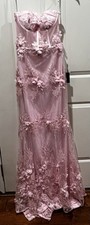 Lulus Long Pink Formal Dress/Evening Gown With Train- Prom/Formal Occasion