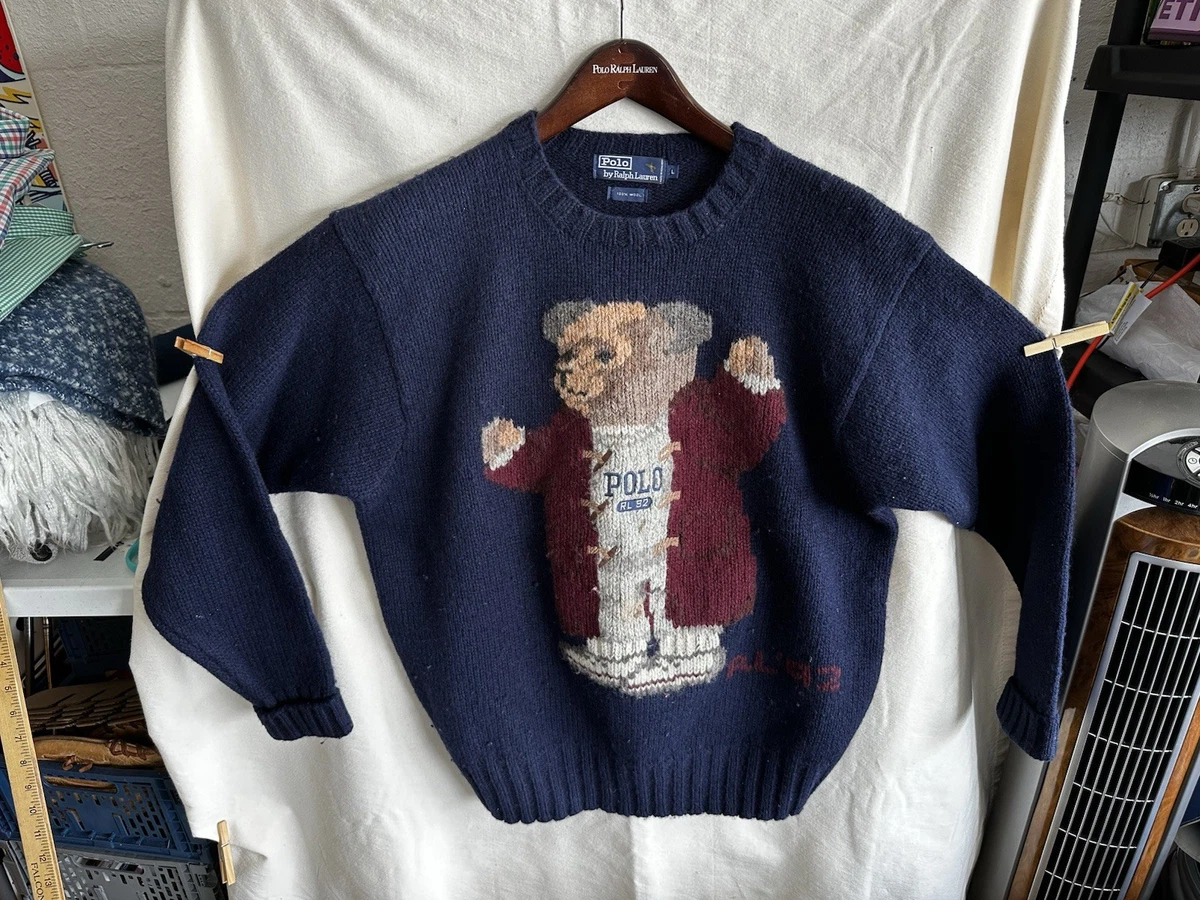 トップス RALPH LAUREN WOOL SWEATER vintage Polo Ralph Lauren 100% Wool Vintage Sweaters for Men for sale | eBay
