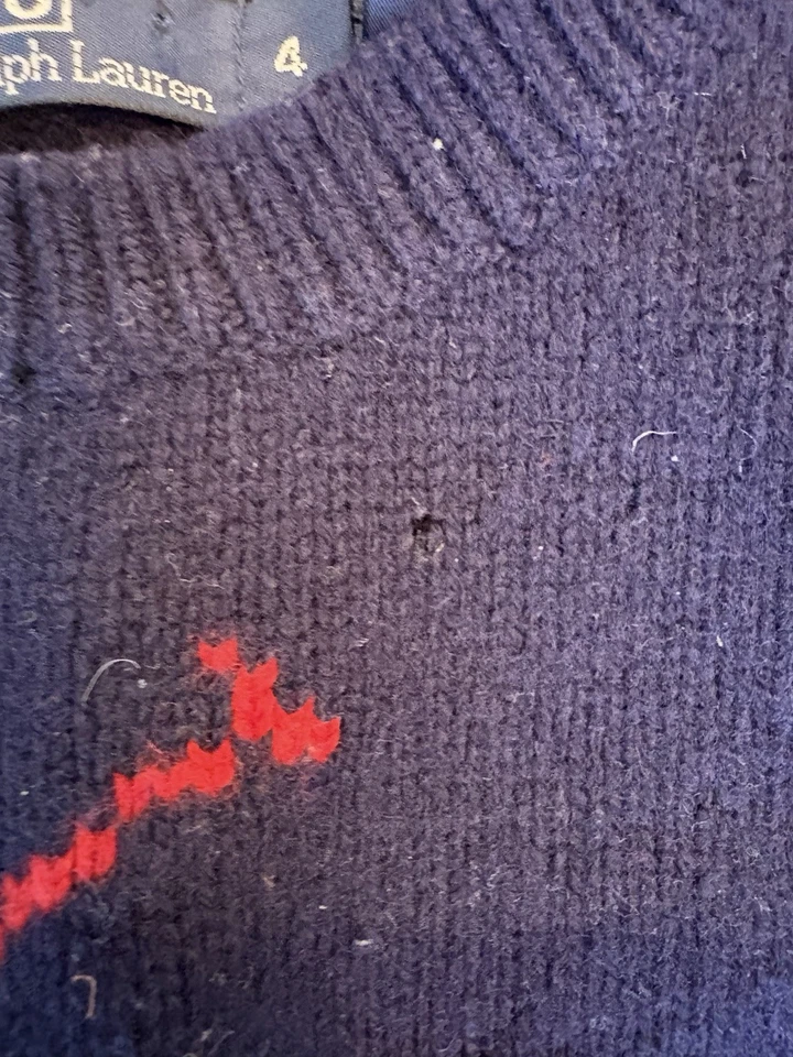 Lote de suéteres Polo Ralph Lauren 4T para niños Foto 3 de 4