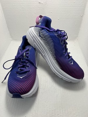 HOKA ONE ONE Rincon 2 Women s 9 Running Shoes 1110515 F27220E Blue Purple Pink