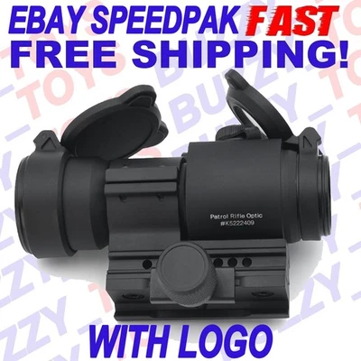 EvolutionGear PRO Red Dot Sight 2 MOA Patrol Rifle Optic w/ QRP2 Mount & Spacer