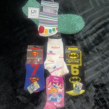 DC Batman Superman / Disney Princess/ Angel Socks / Color Toes Polyester Socks