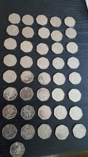 London Olympics 2011-2012 50p Fifty Pence Full Coin Set Circulated. No.1