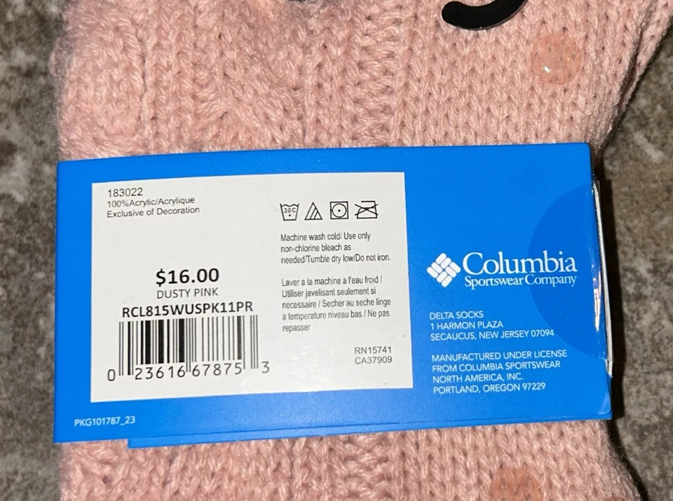 Уютные нескользящие носки Columbia - Изображение 3 из 3