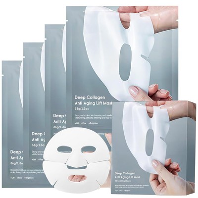 Deep Collagen Lifting Mask, Anti Wrinkle Moisturizing Face Smooth &... 