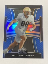 MITCHELL EVANS irish 2025 Leaf Metal #132 Prismatic Blue 31/49 (Y)