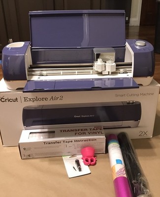 Cricut Explore Air 2 Smart Cutting Machine Bundle - Used Once + New Accessories