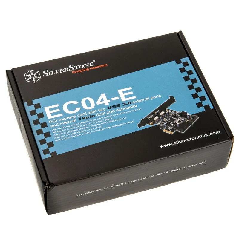 SilverStone EC04-E PCIe USB 3.2 Gen 1 (3.1 Gen 1) Nero 5 G560EC04E000020 - Immagine 4 di 4