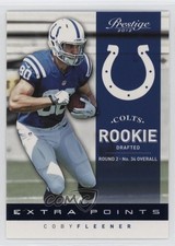 2012 Playoff Prestige Extra Points Blue 156/999 Coby Fleener #264 4ib