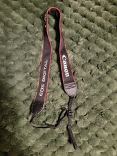 Canon EOS Digital Black Red White Stitch Camera Neck Or Shoulder Strap