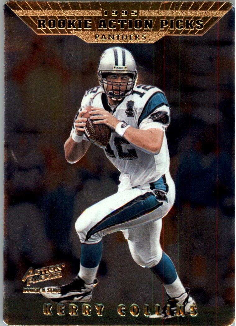 1995 Action Packed Rookies/Stars Stargazers #98 Kerry Collins - FB