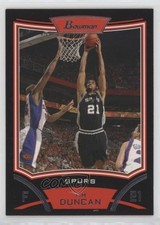 2008-09 Bowman Draft Picks & Stars Tim Duncan #21 HOF gp1