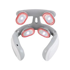 Electronic Pulse Neck Massager with Heat Cervical Pain Relief Rechargeable