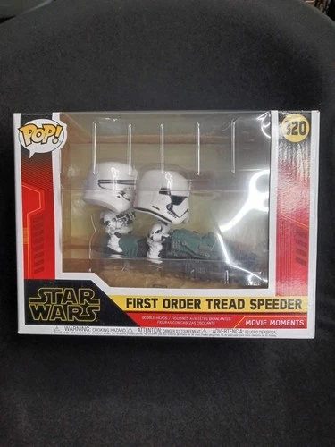 FUNKO POP #320 STAR WARS MOVIE MOMENTS THE FIRST ORDER TREAD SPEEDER BNIP