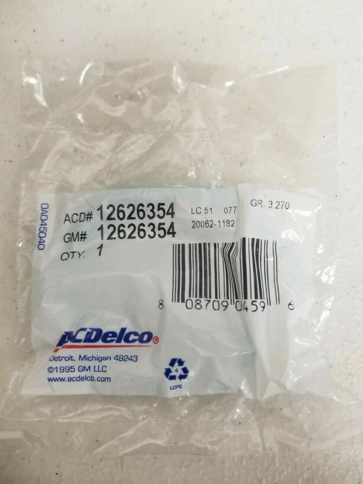 Juego de juntas colector de admisión ACDELCO GM 12626354 -JUEGO DE 8- Foto 3 de 3