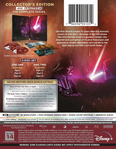 New Steelbook Obi-Wan Kenobi: Season 1 - UHD - Zdjęcie 2 z 2