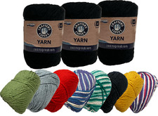 ArtSkills Crafter's Closet 100 Cotton Yarn for Knitting Crochet 3 Pack