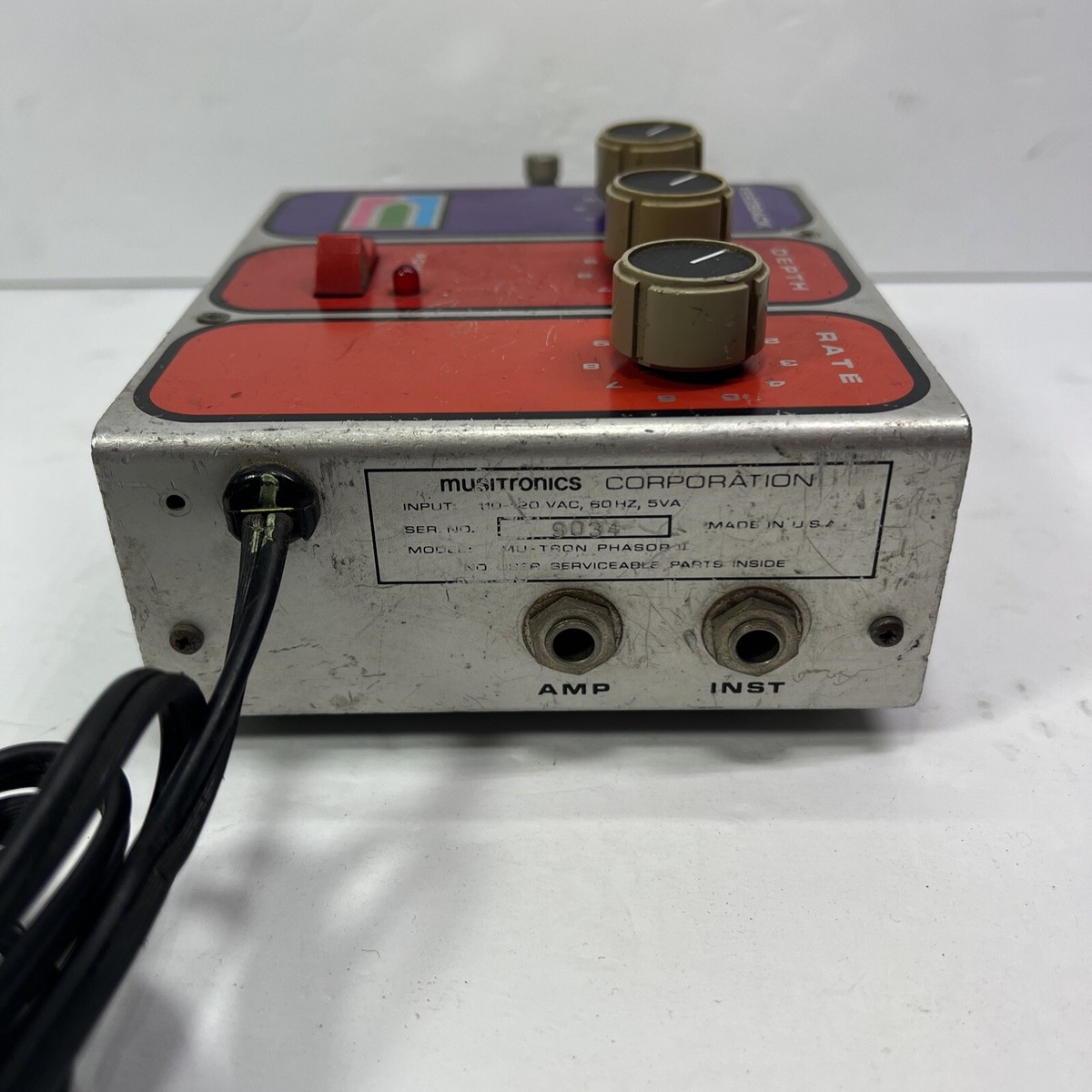 【最終値下げ】MU-TRON PHASOR Ⅱ ミュートロン フェイザー2 Mu-Tron Phasor II – Musitronics Mu-Tron